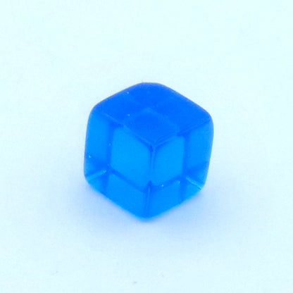 Transparente Würfel aus Kunststoff 8 mm