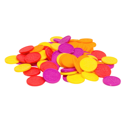 Set Geldchips in 4 Farben aus Nautilus