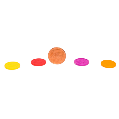 Set Geldchips in 4 Farben aus Nautilus