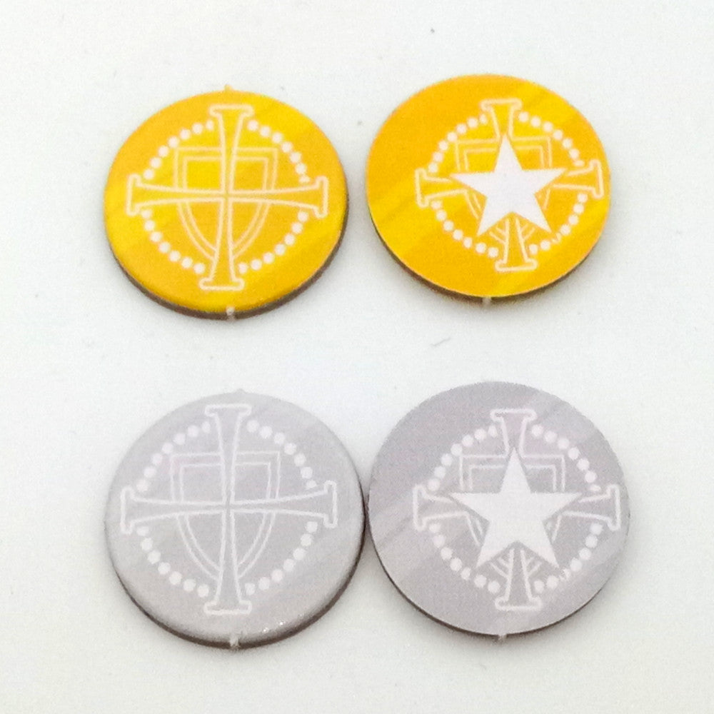 Crusader cardboard coins