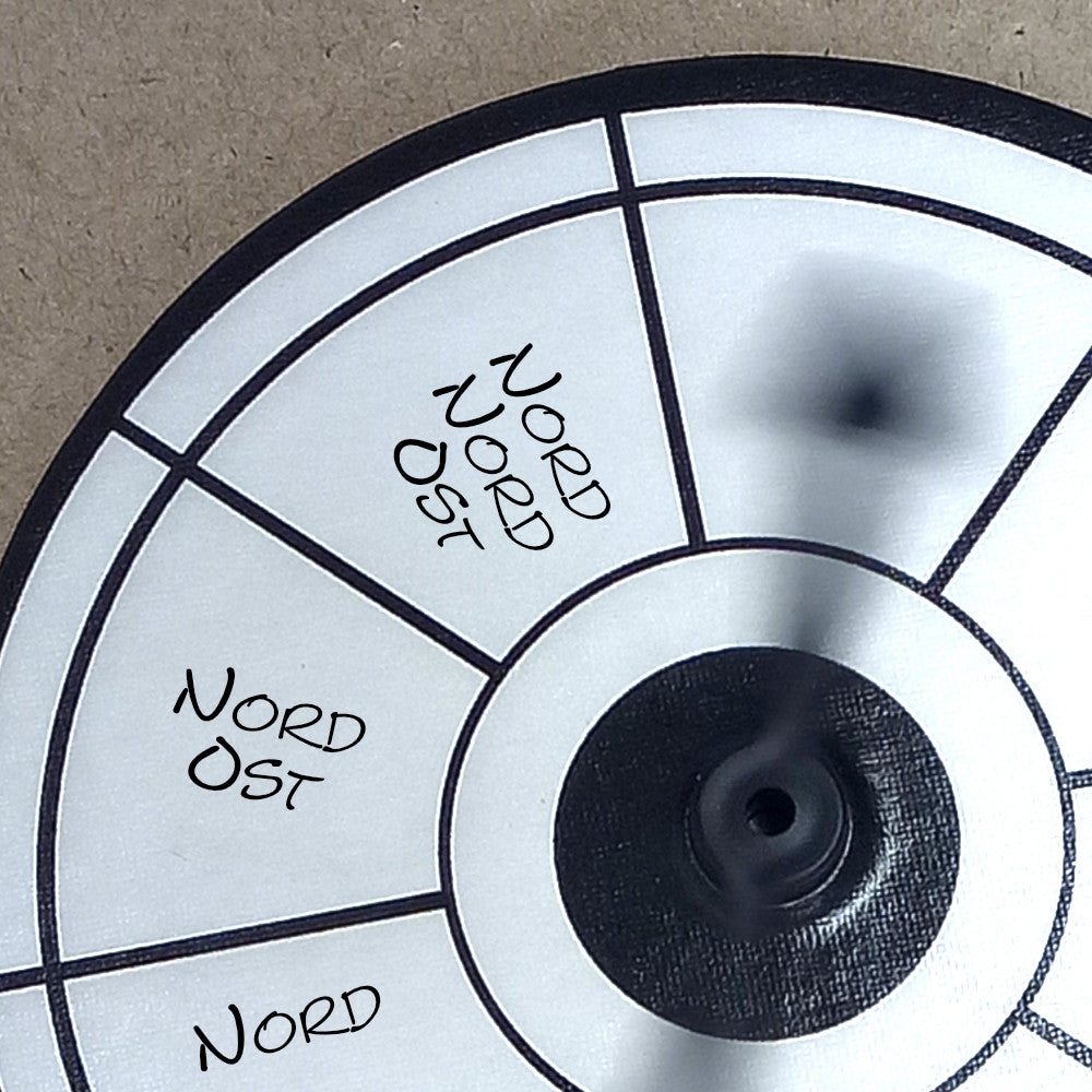 Disc with compartments for spinners