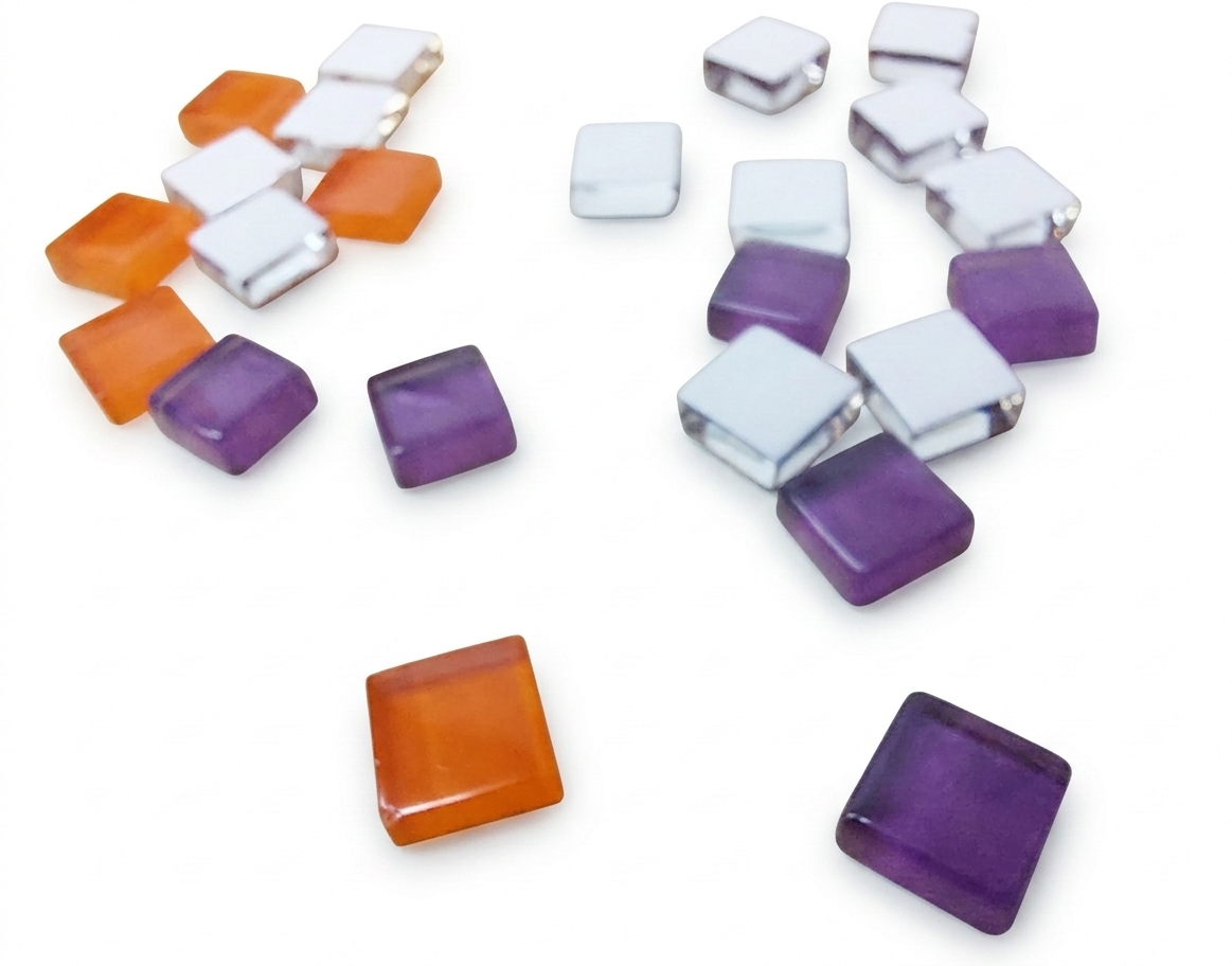 Glasquadrate 10x10 mm transparent