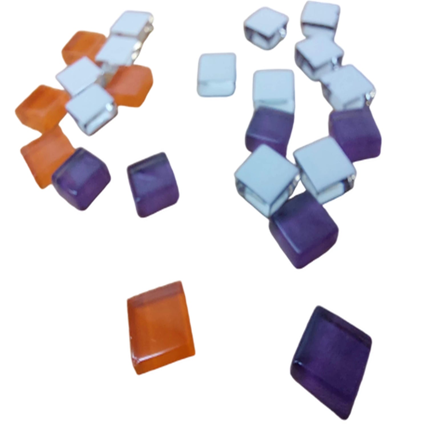 Glasquadrate 10x10 mm transparent