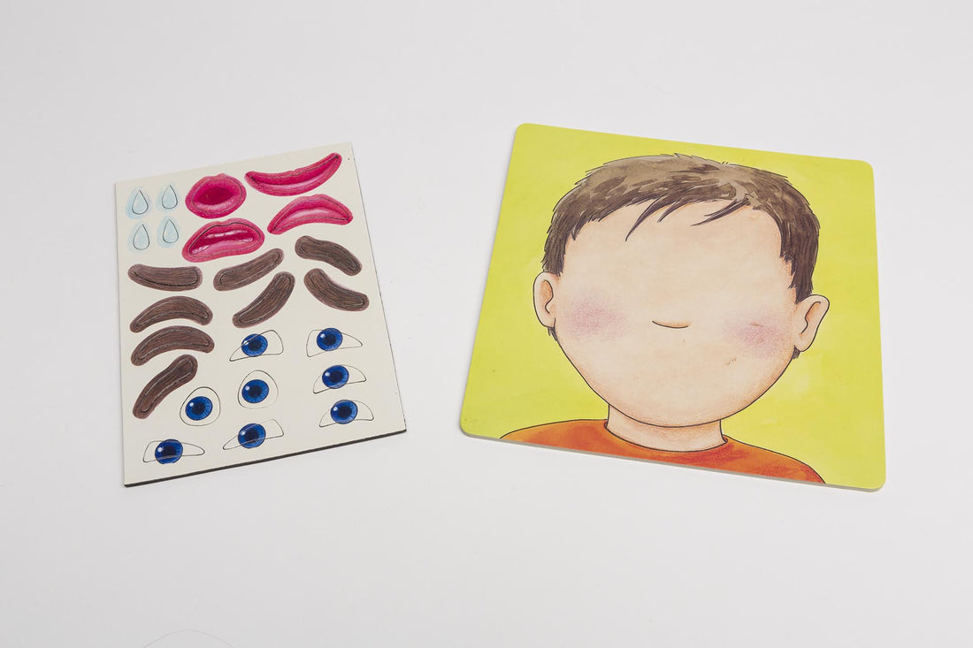 Magnetic face, emotion tableau - sample