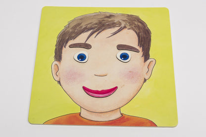 Magnetic face, emotion tableau - sample