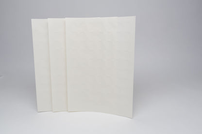 Aufkleber transparent rund 31 mm - nicht Inkjet !