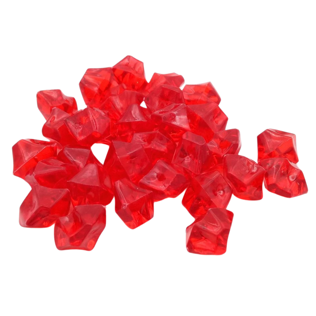 Kristallsteine  - Rot transparent (gross)