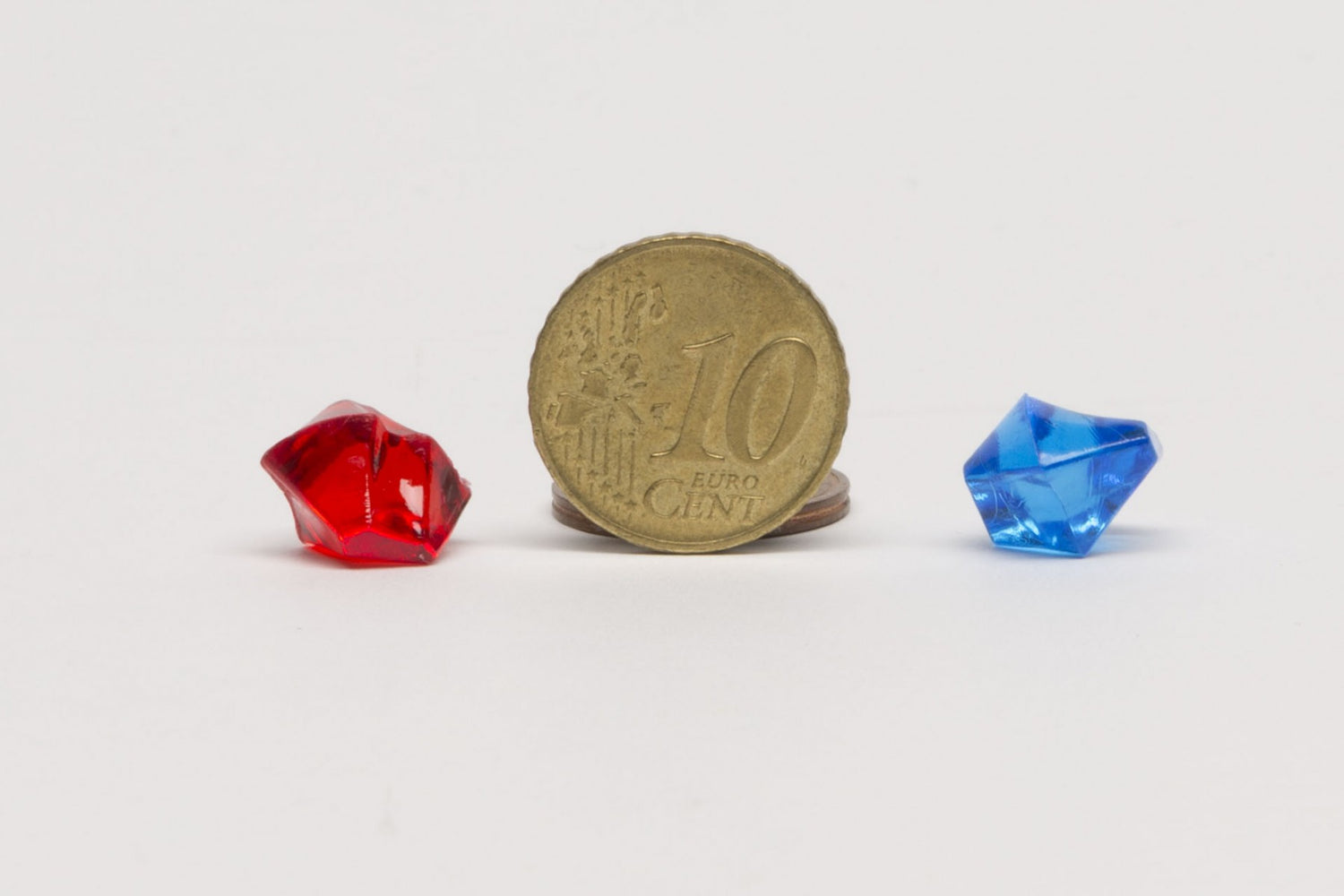Set crystal gems in 3 colors