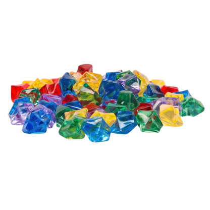 Set crystal gems in 5 colors