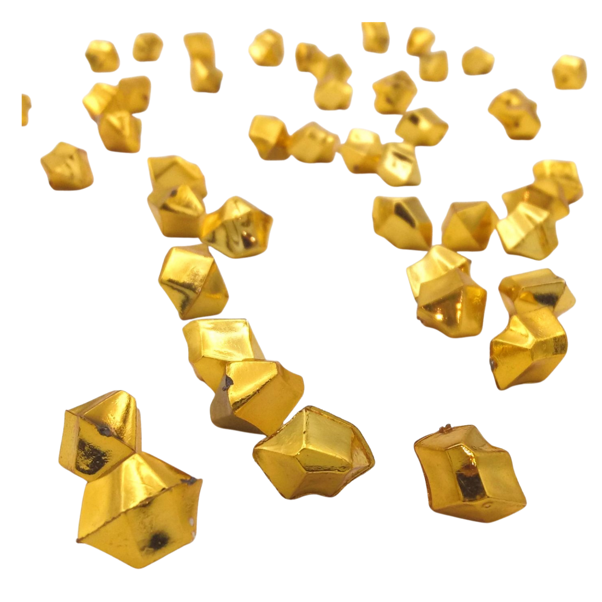 crystal gems in shining gold