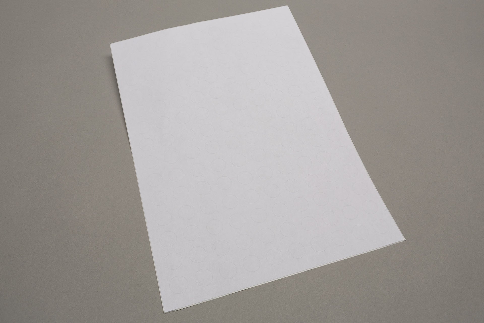 Labels for discs and cylinders 15 mm