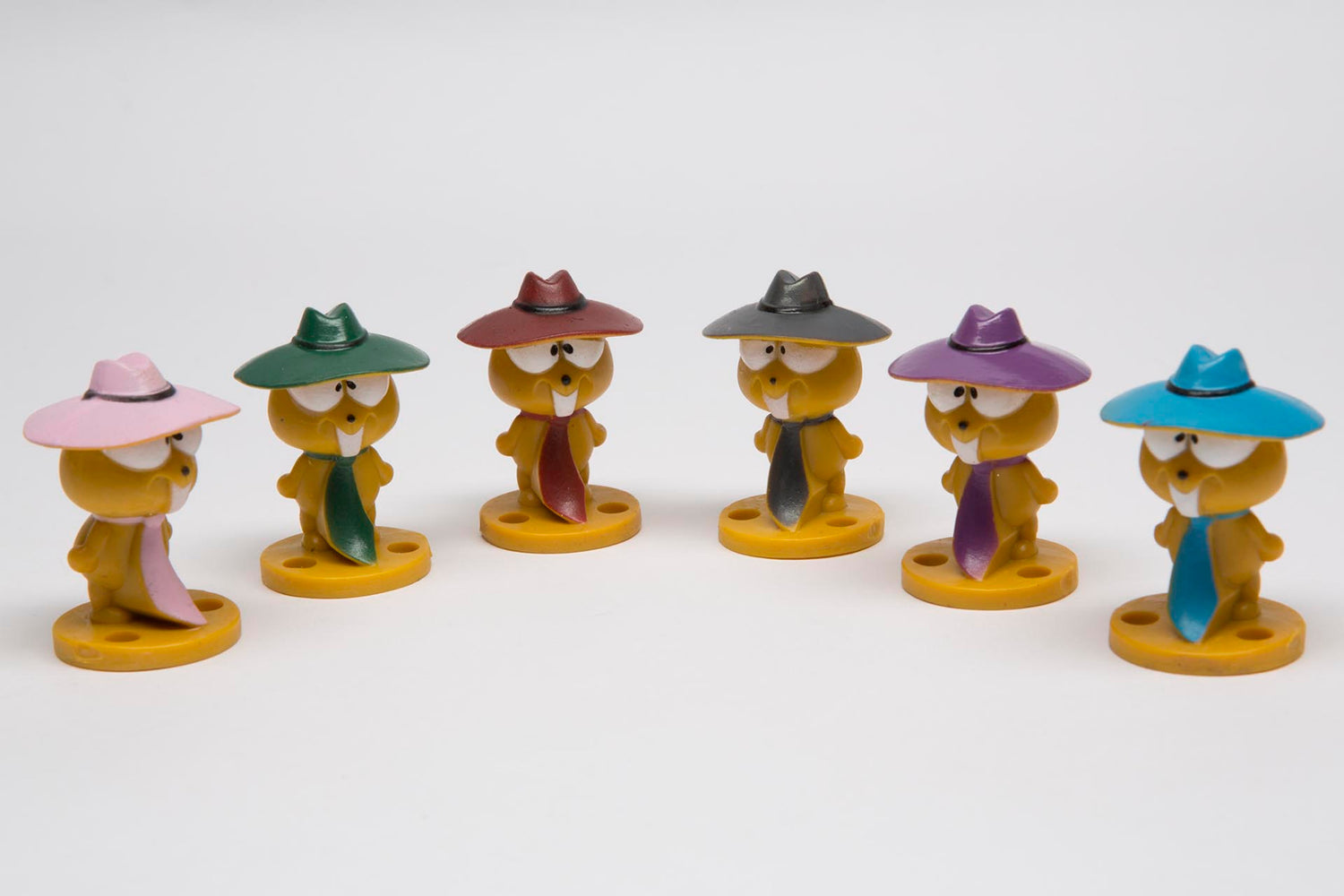 Set beaver comic figure