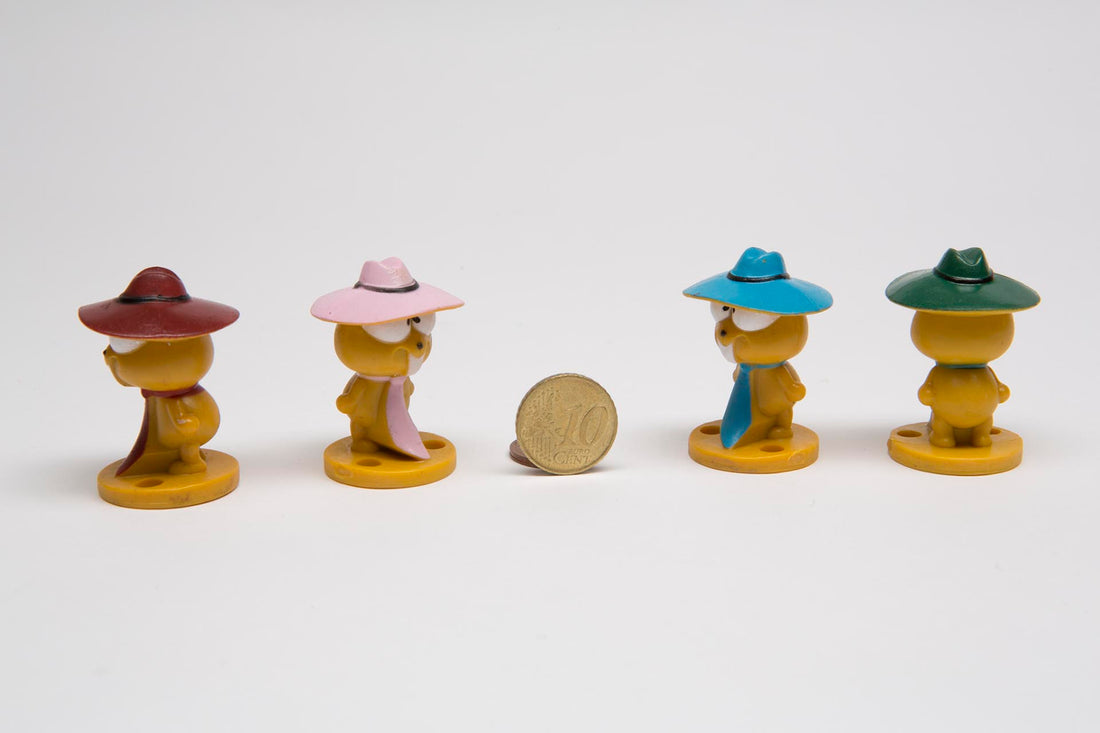 Set beaver comic figure