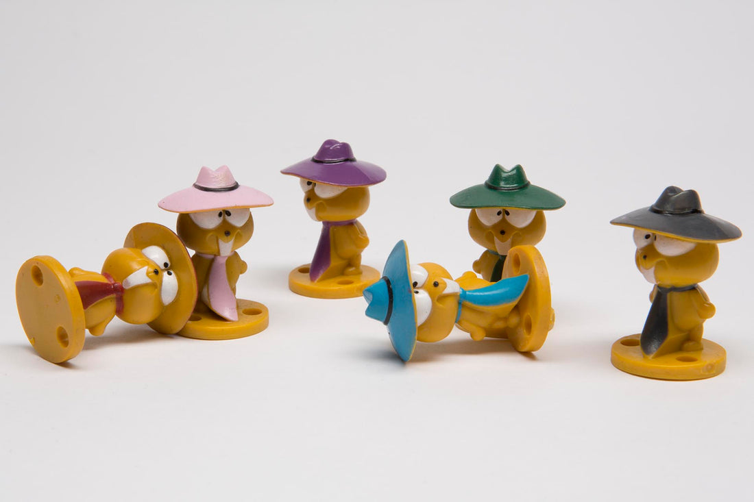 Set beaver comic figure