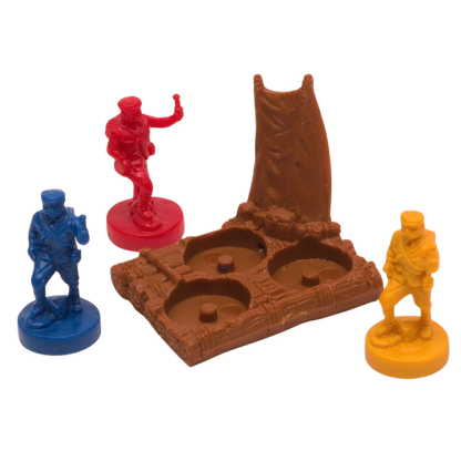 Set raft with scientists, explorers
