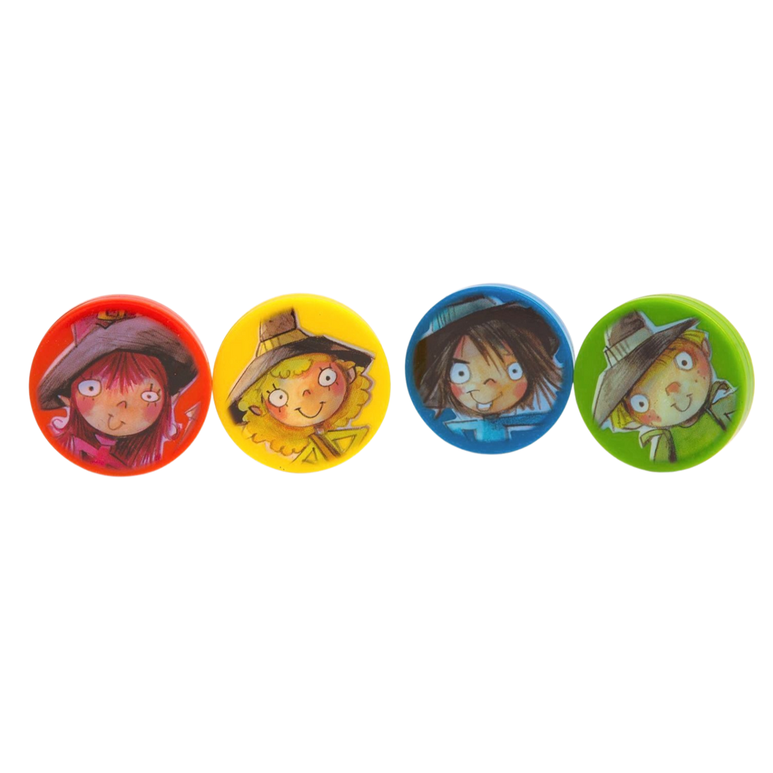 Set Scheiben Kindergesichter, Zauberer