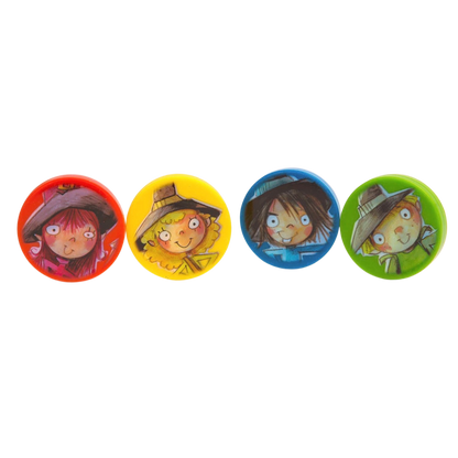 Set Scheiben Kindergesichter, Zauberer