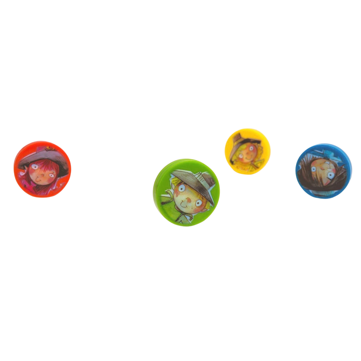 Set Scheiben Kindergesichter, Zauberer