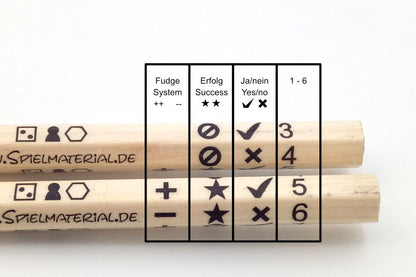 Pencil dice