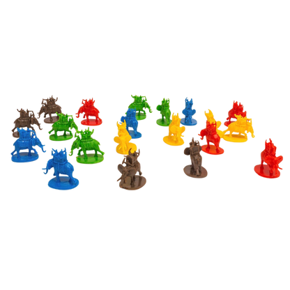 Set Elephants with Warriors Clash of Cultures: Civilizations