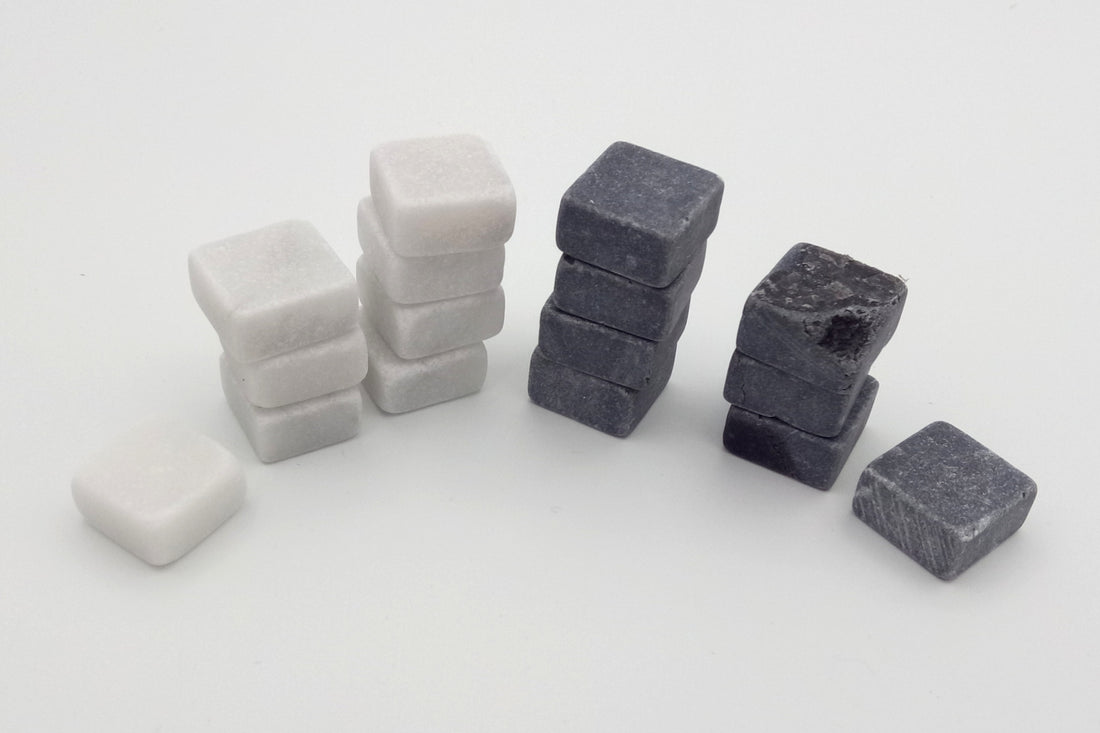 Stone game pieces