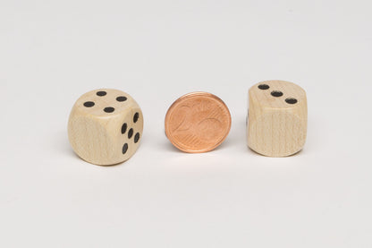 Dice with one empty side