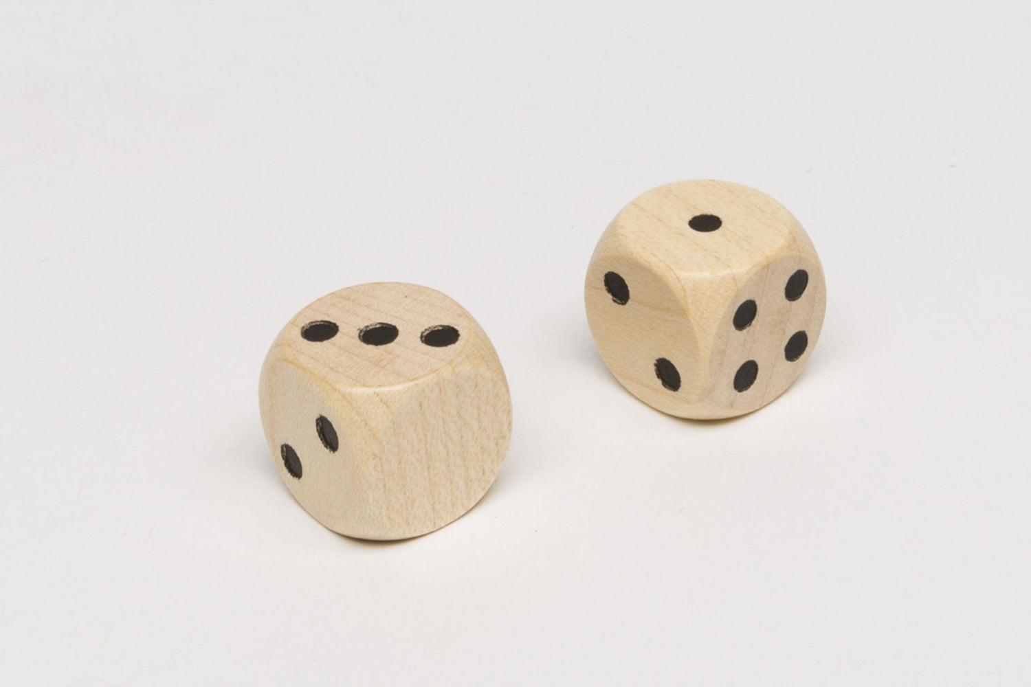 Dice with one empty side