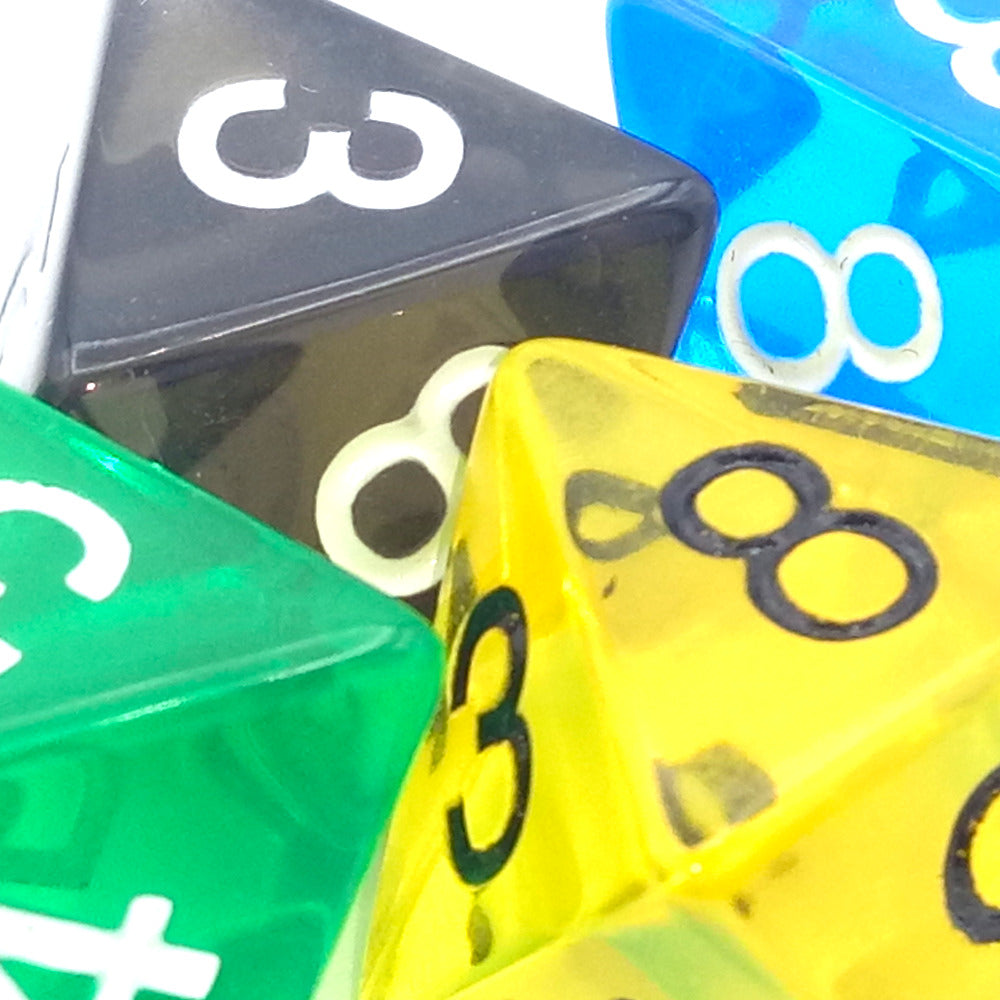 8-sided dice | www.spielmaterial.de