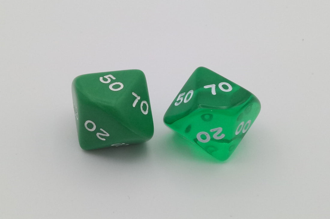 100-sided dice (00-90)