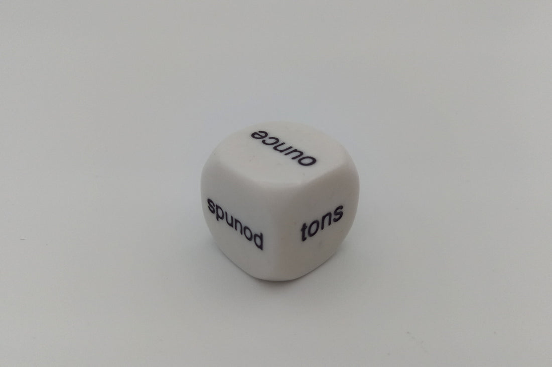Weight dice (English)