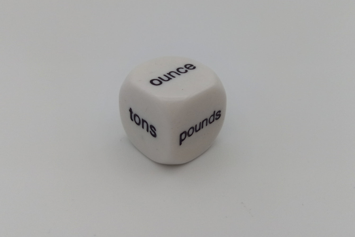 Weight dice (English)