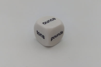Weight dice (English)