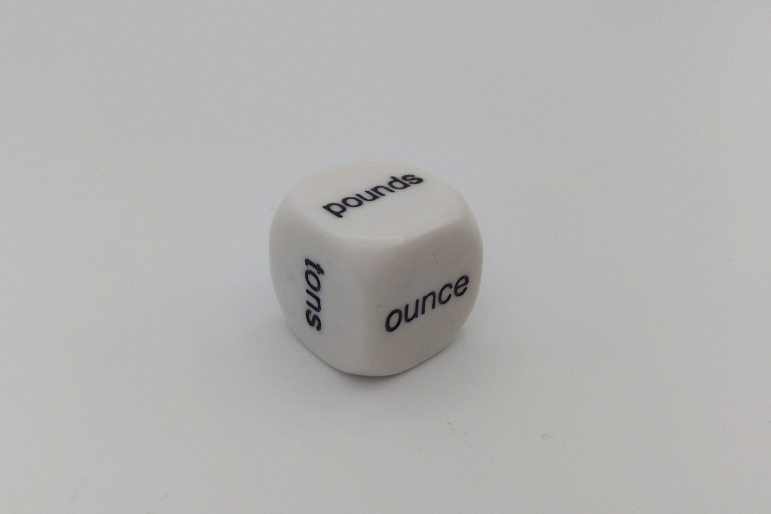 Weight dice (English)