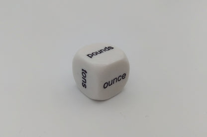 Weight dice (English)