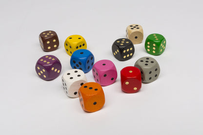 wooden cube small 12mm