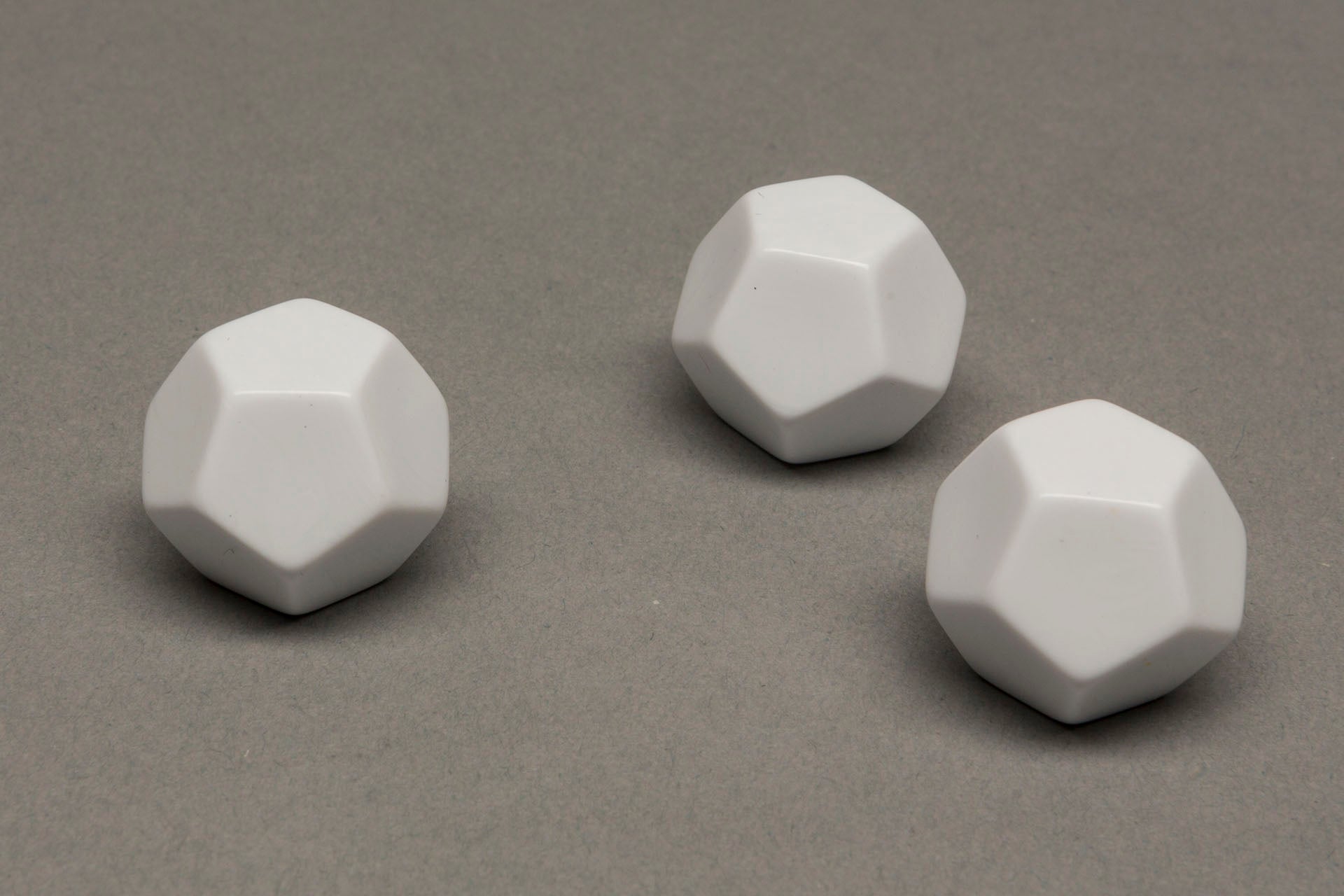 12-sided blank dice