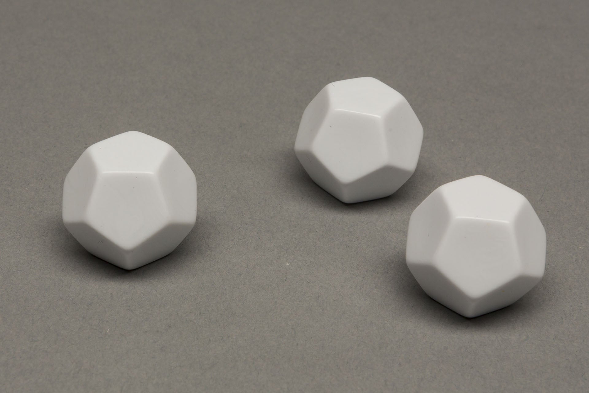 12-sided blank dice