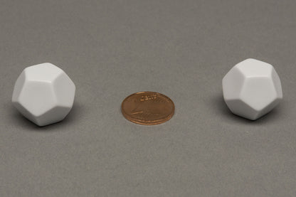 12-sided blank dice