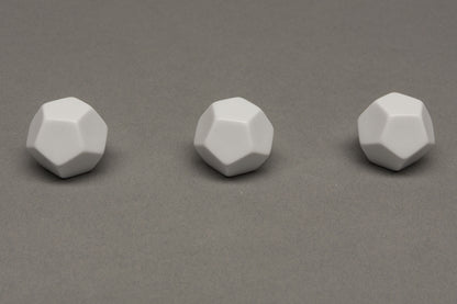 12-sided blank dice