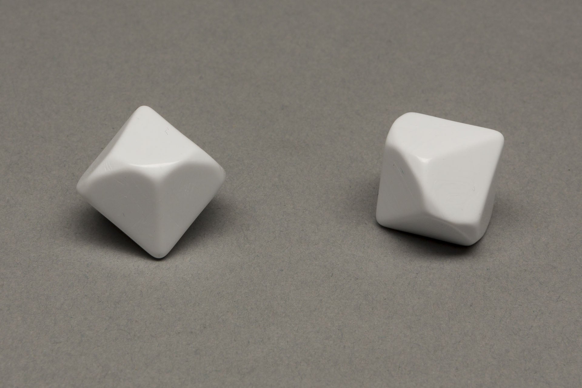 10-sided blank dice
