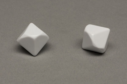 10-sided blank dice