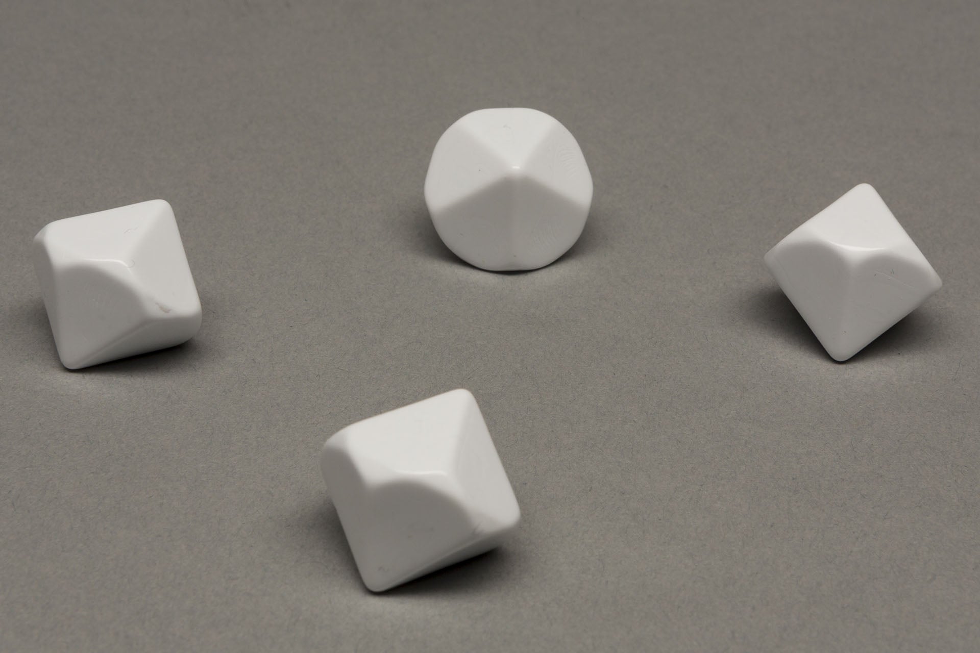 10-sided blank dice
