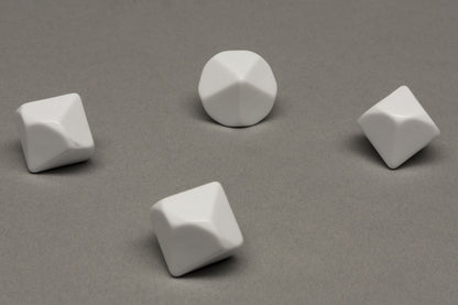 10-sided blank dice