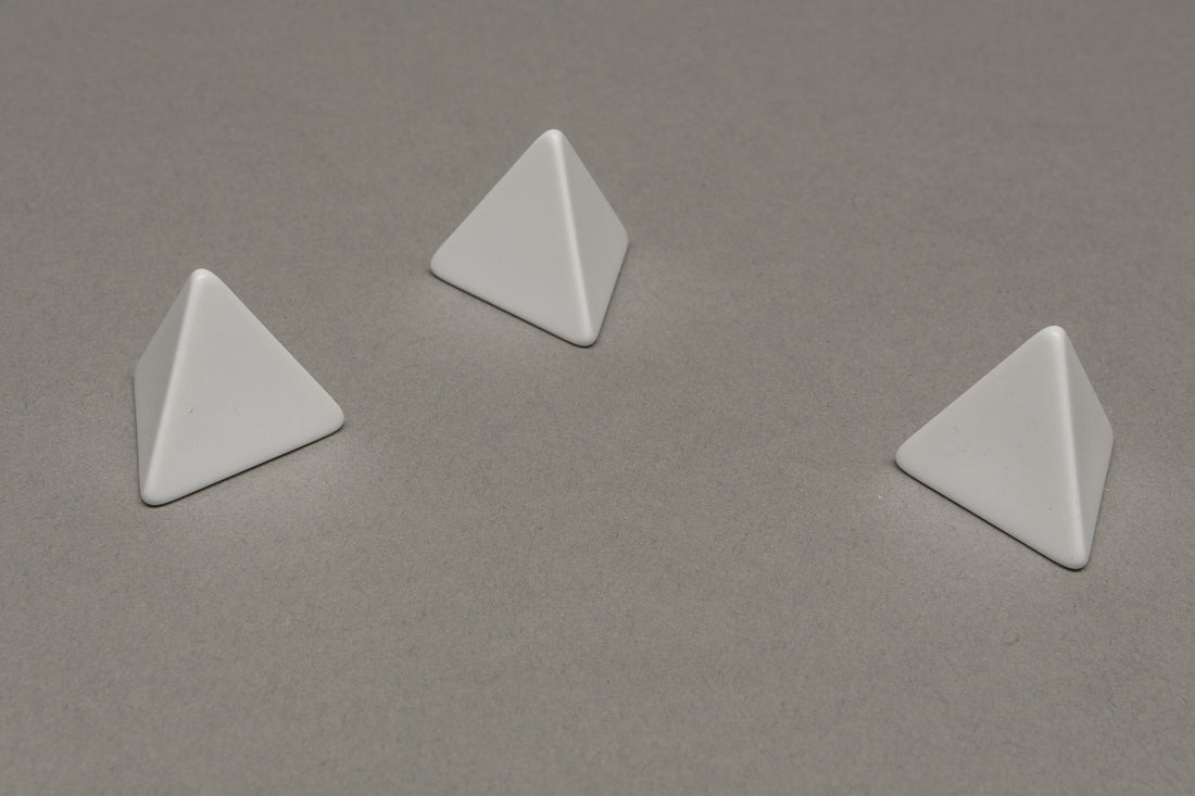 4-sided blank dice