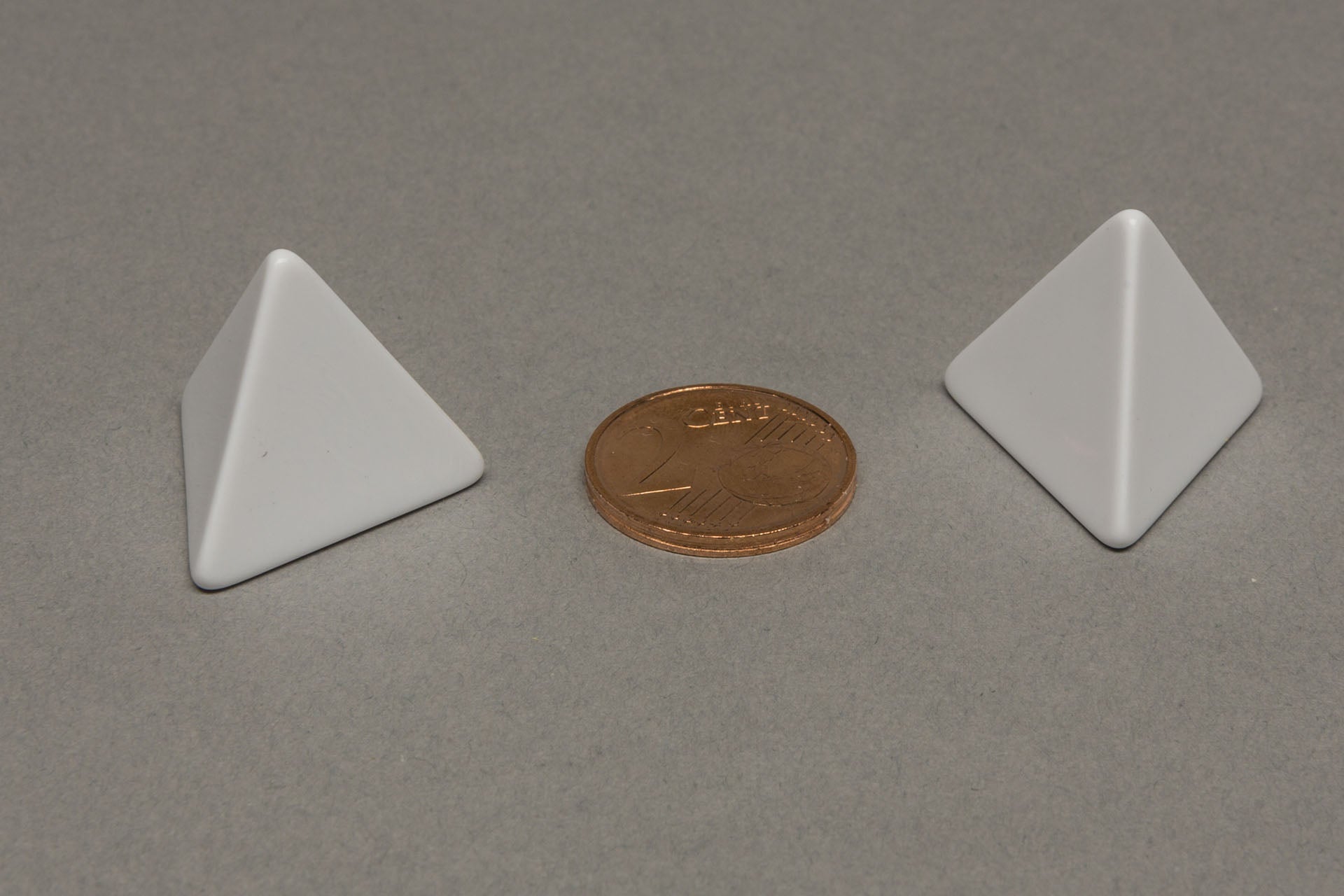 4-sided blank dice