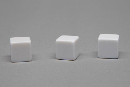 6-sided blank dice 14mm