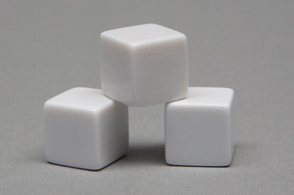 6-sided blank dice 14mm