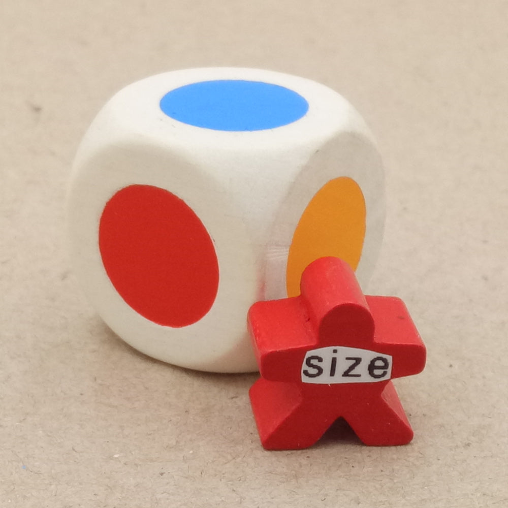 Farbwürfel 25mm rot gelb blau