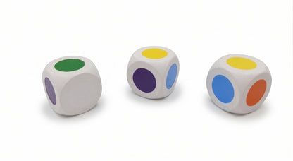 Color dice 16 mm
