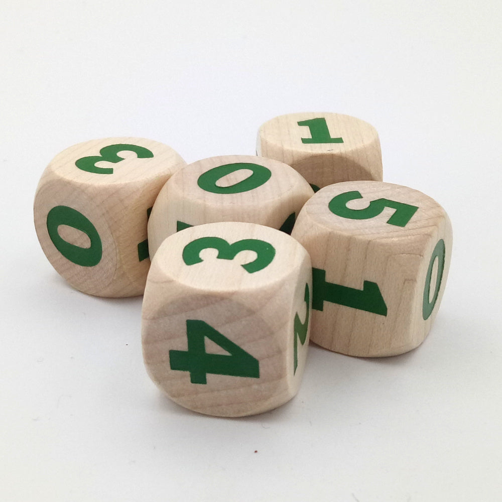 Dice 0-5 --- big numbers